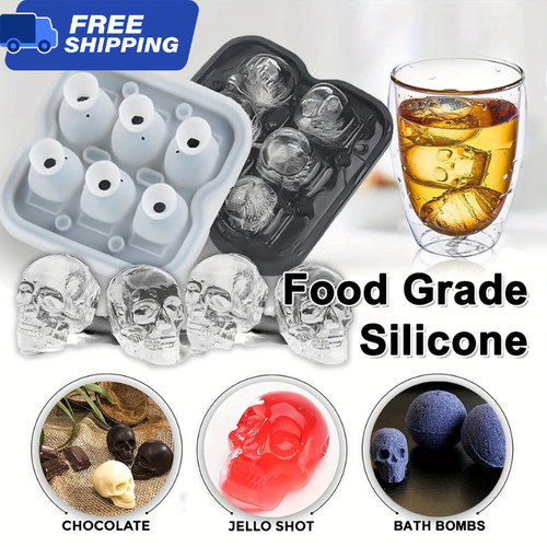 Skull ice cube - skull, mould