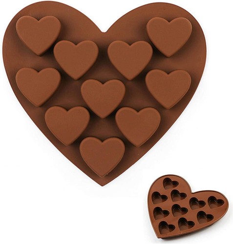 Heart silicone mould - heart,