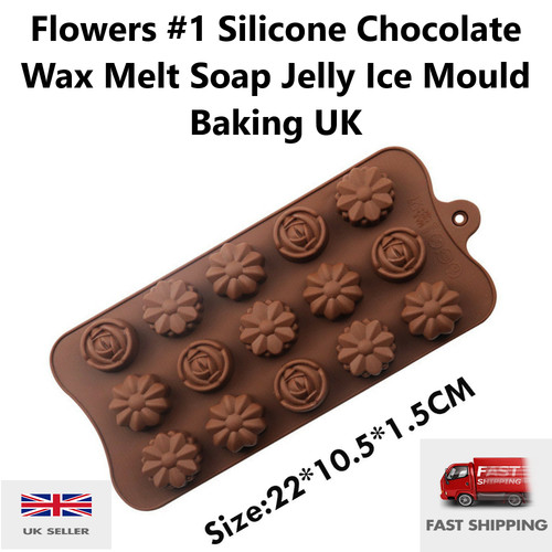 Flowers silicone chocolate wax - flowers,