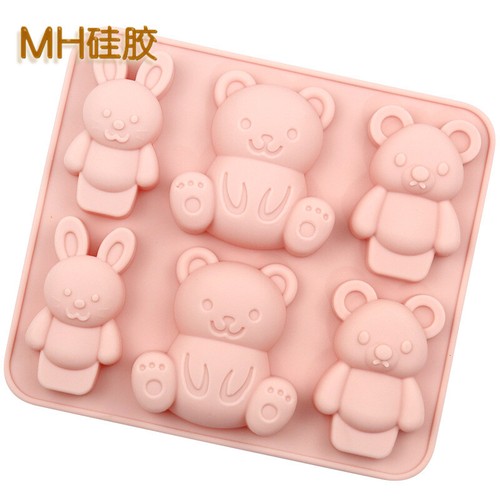 Bears rabbits animals - bears, silicone