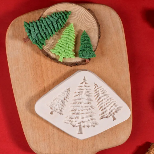 Christmas tree silicone icing - tree,