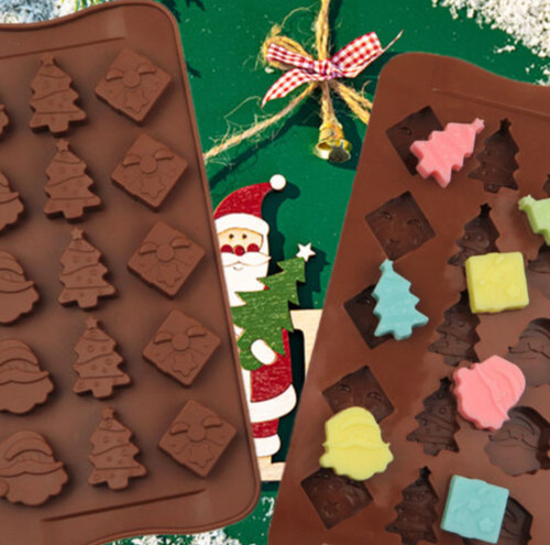 Christmas tree silicone mould - christmas,