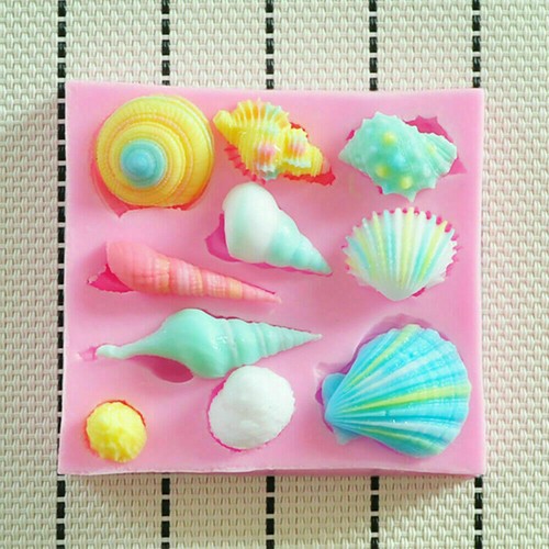 Sea shells conch silicone - shells,