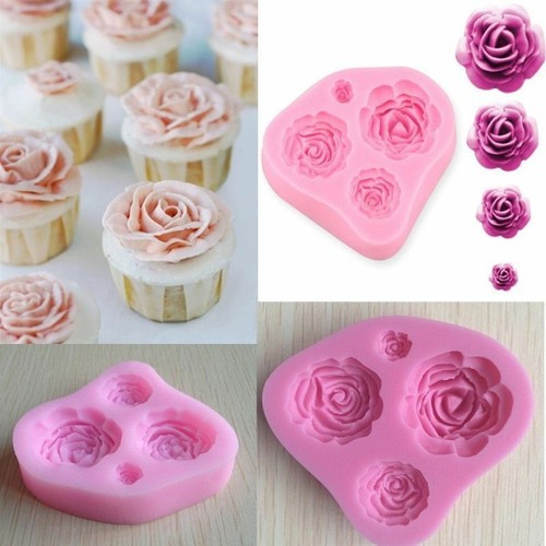 Roses mould flowers cell - roses,