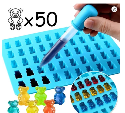 Cavity silicone gummy bear - silicone,