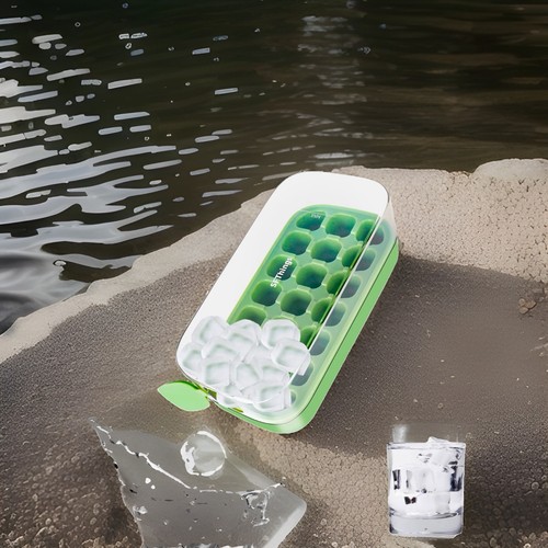 Silicone ice cube tray set - cube,