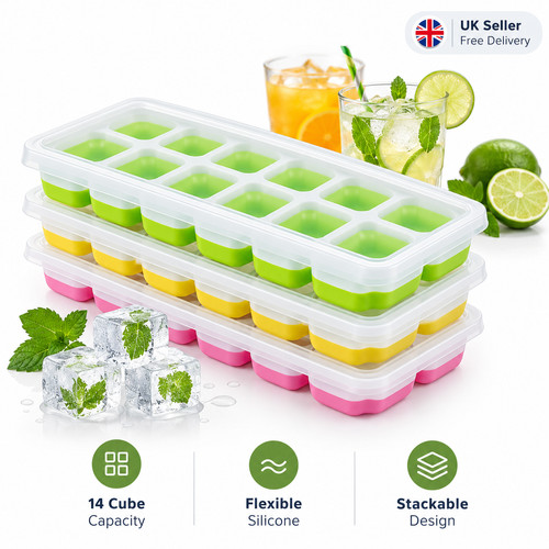 Stackable silicone ice cube - silicone,