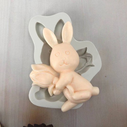 Easter bunny mould silicone - bunny,