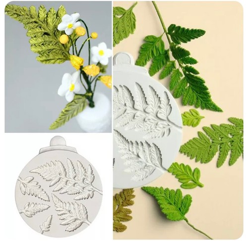 Plant leaf silicone fondant - leaf,