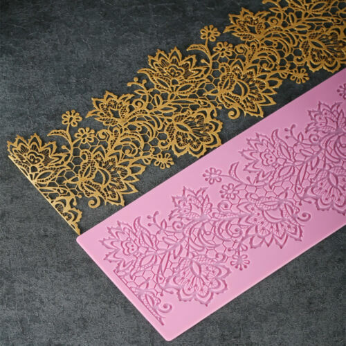 Flower lace border silicone - flower,