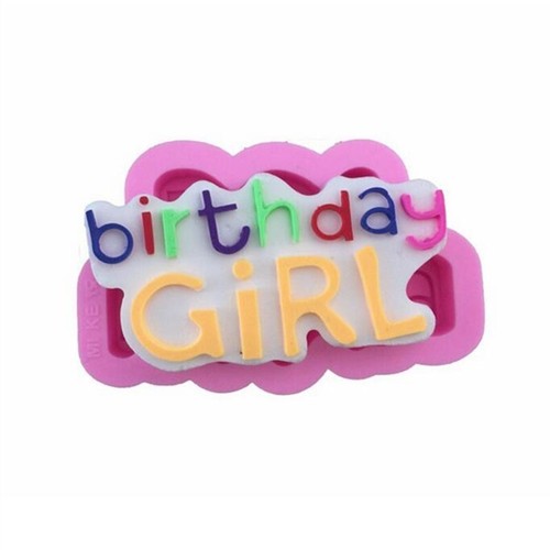 Birthday girl mould silicone - birthday,