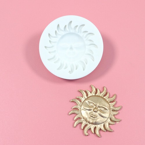 Silicone sun face mould - sun,