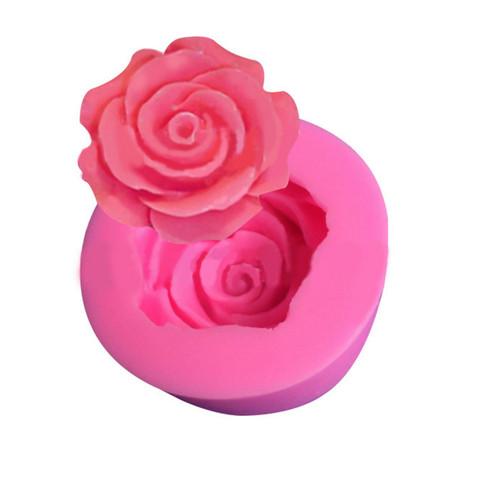 Rose flower mould - flower, silicone