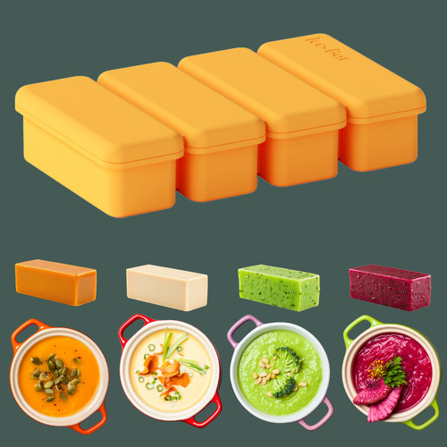 Bar shaped silicone moulds - 2x,