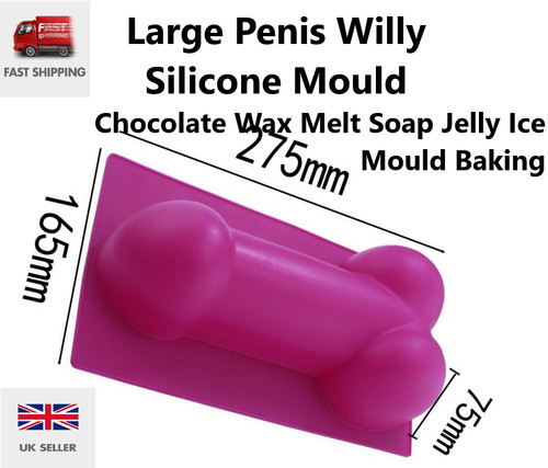 Large penis willy silicone - large,