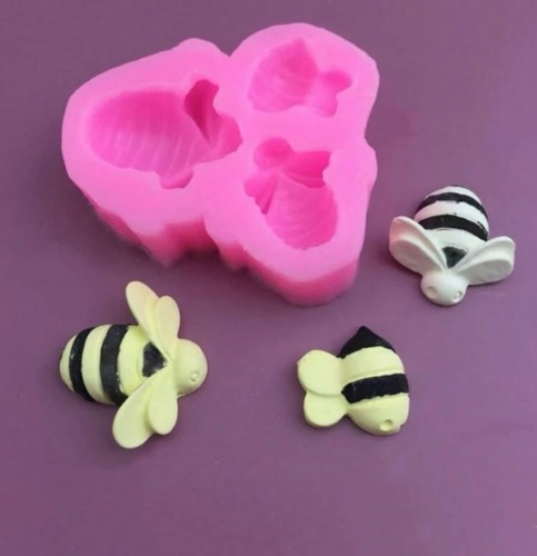 Cells bee silicone icing - bee,