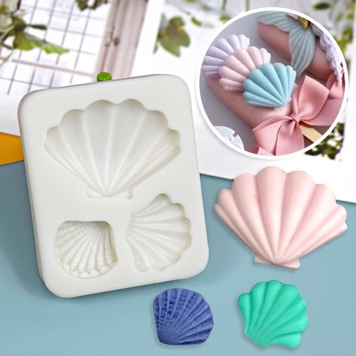 Sea shell silicone fondant - sea,
