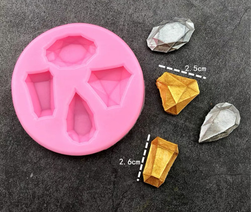 Diamond silicone fondant - diamond,