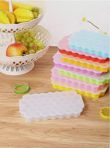 Piece hexagonal ice cube - hexagonal,