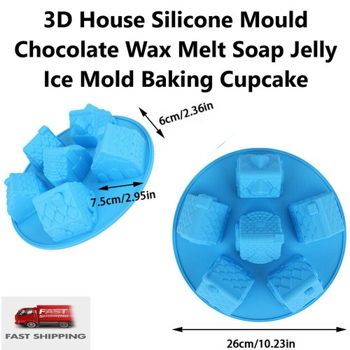 House silicone mould - 3d,