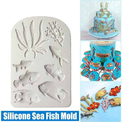Fish coral silicone - coral,