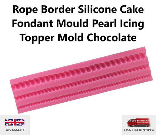 Rope border silicone cake - border,