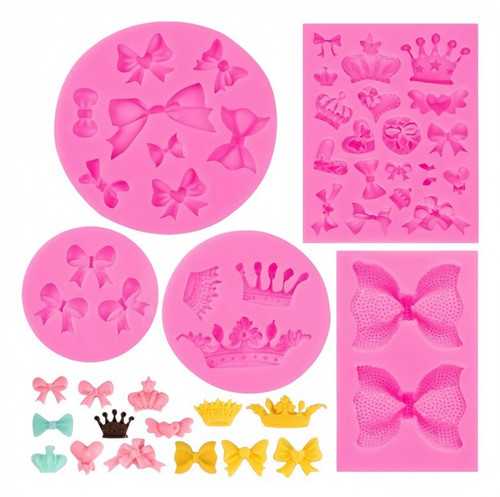 Bowknot bow crown silicone - bow,