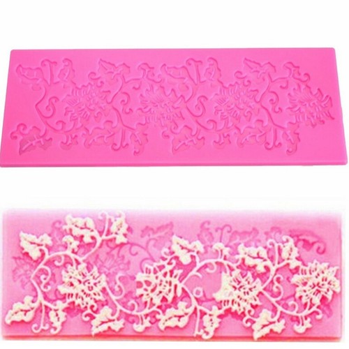 Flower lace silicone fondant - flower,