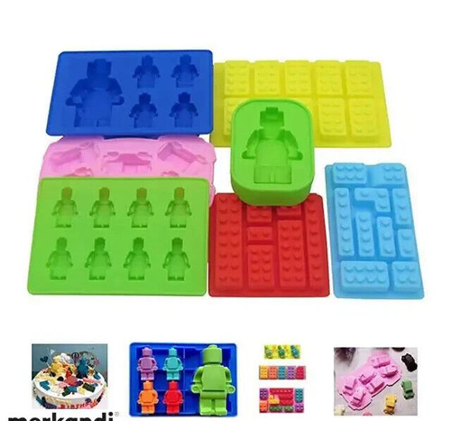 Silicone lego moulds - silicone, of