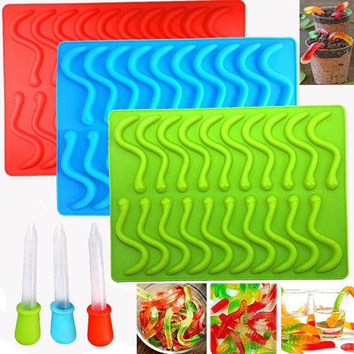 Snake worms silicone gummy - worms,
