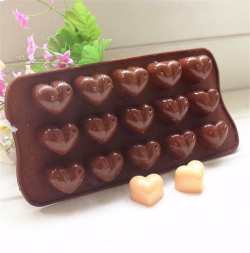 Love hearts silicone mould - silicone,