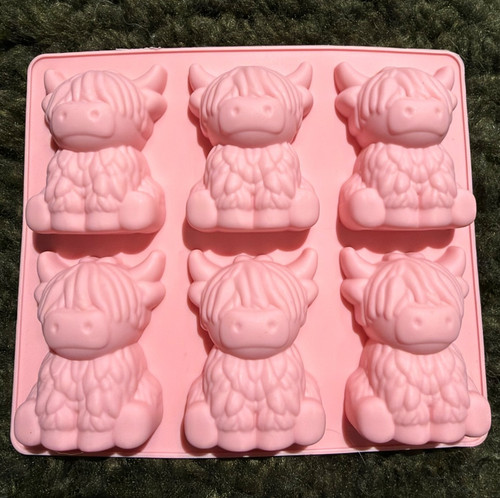 Highland cow silicone mould - mould,
