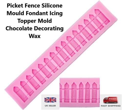 Picket fence silicone mould - fence,