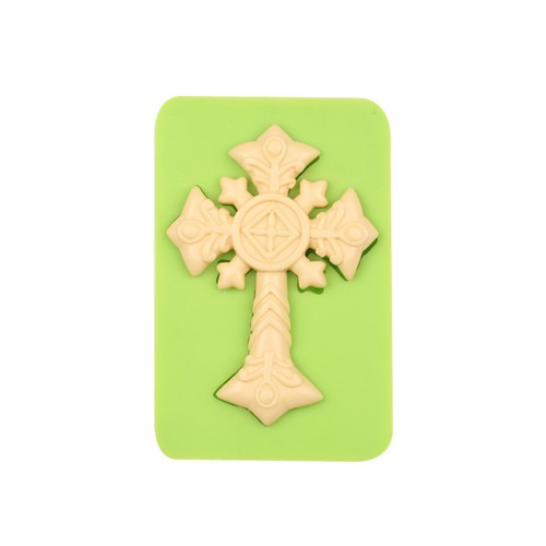 Crucifix cross mould silicone - cross,
