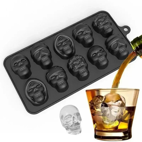 Cavity skull silicone - 10-cavity,