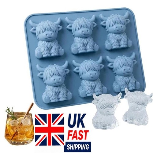 Highland cow ice cube tray - ice,