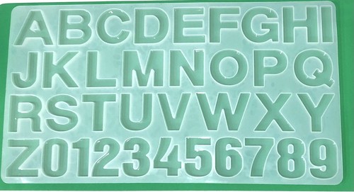 Large alphabet and numbers - large,