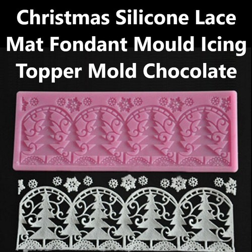 Christmas silicone lace mat - christmas,